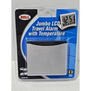 Bell Jumbo LCD Travel Alarm with Temperature 55256-2D1